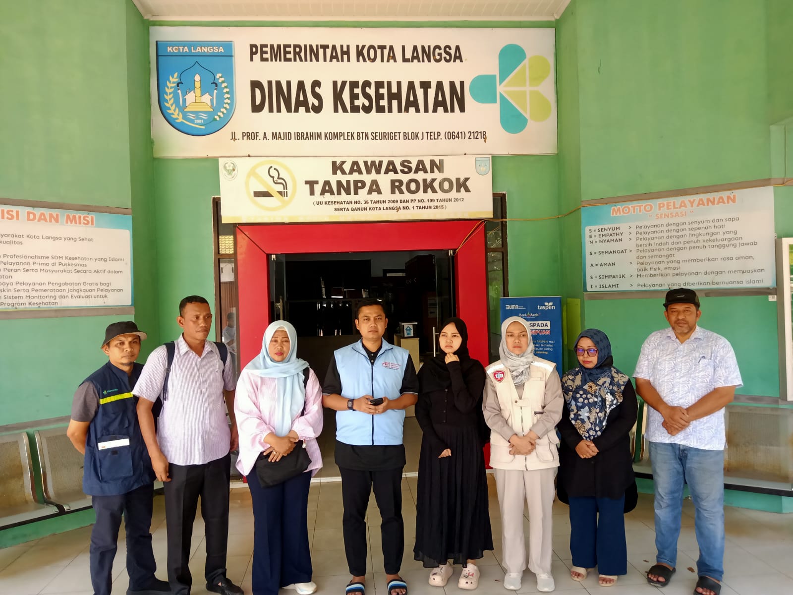 Walikota Langsa Jeffry Sentana S Putra SE yang didampingi Ketua DPRK Langsa Melvita Sari SAB, Sekda Dra. Suhartini S.Pd M.Pd beserta jajaran