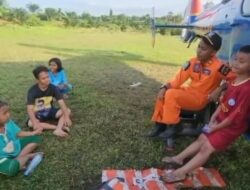 Kru Helikopter Polri Dampingi Warga di Tengah Bencana, Anak-Anak Aceh Tamiang Jadi Sumber Semangat