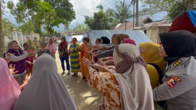 Tim Trauma Healing Bencana Alam Wilayah Hukum Polda Aceh kembali menunjukkan kepedulian dan kehadiran nyata bagi masyarakat