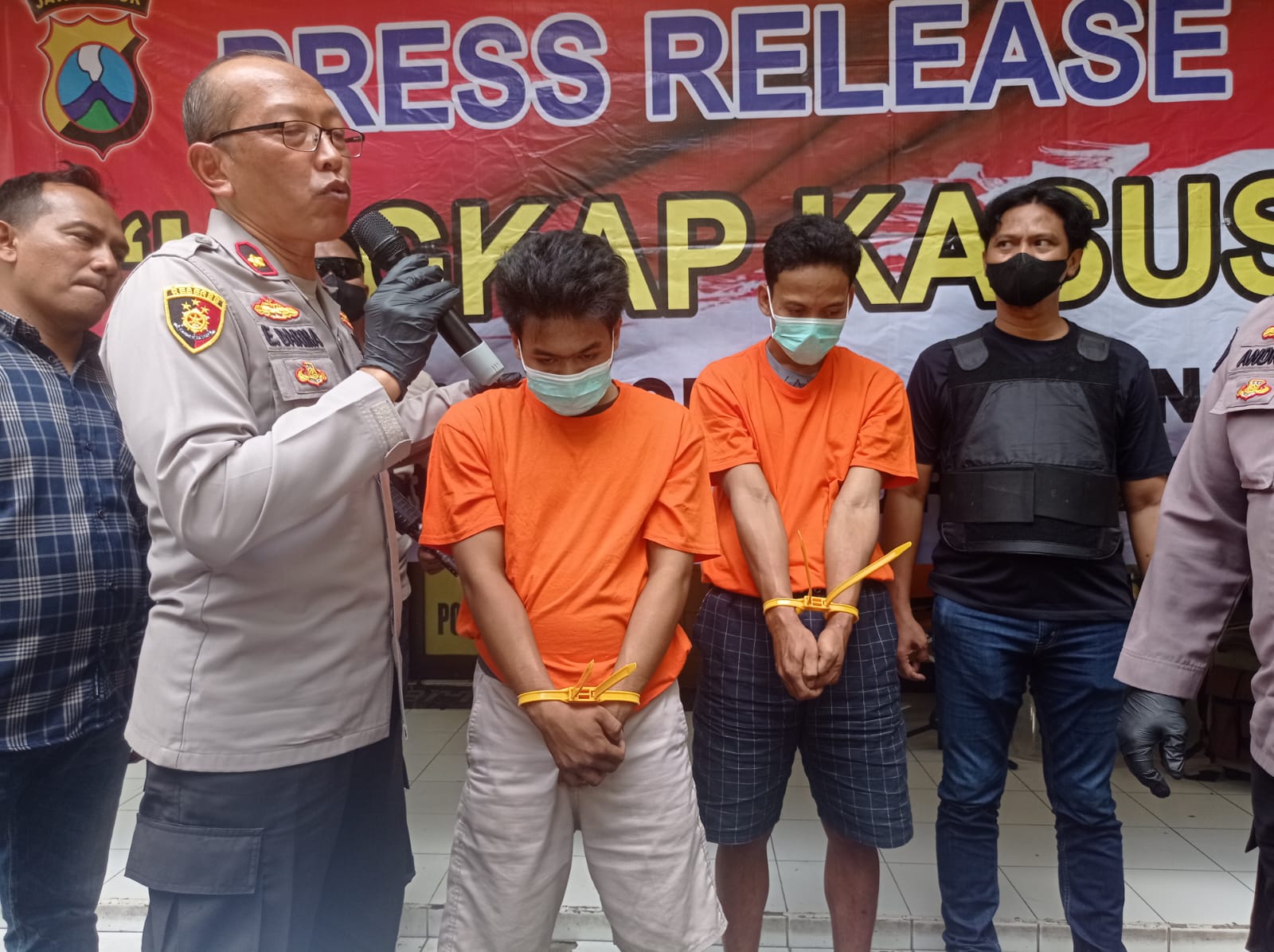 Kapolsek Gubeng, Kompol Eko Sudarmanto, S.Sos,.