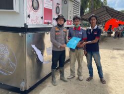 Polres Aceh Tamiang Terima Dua Unit Mesin Penghasil Embun Siap Minum dari Slog Polri