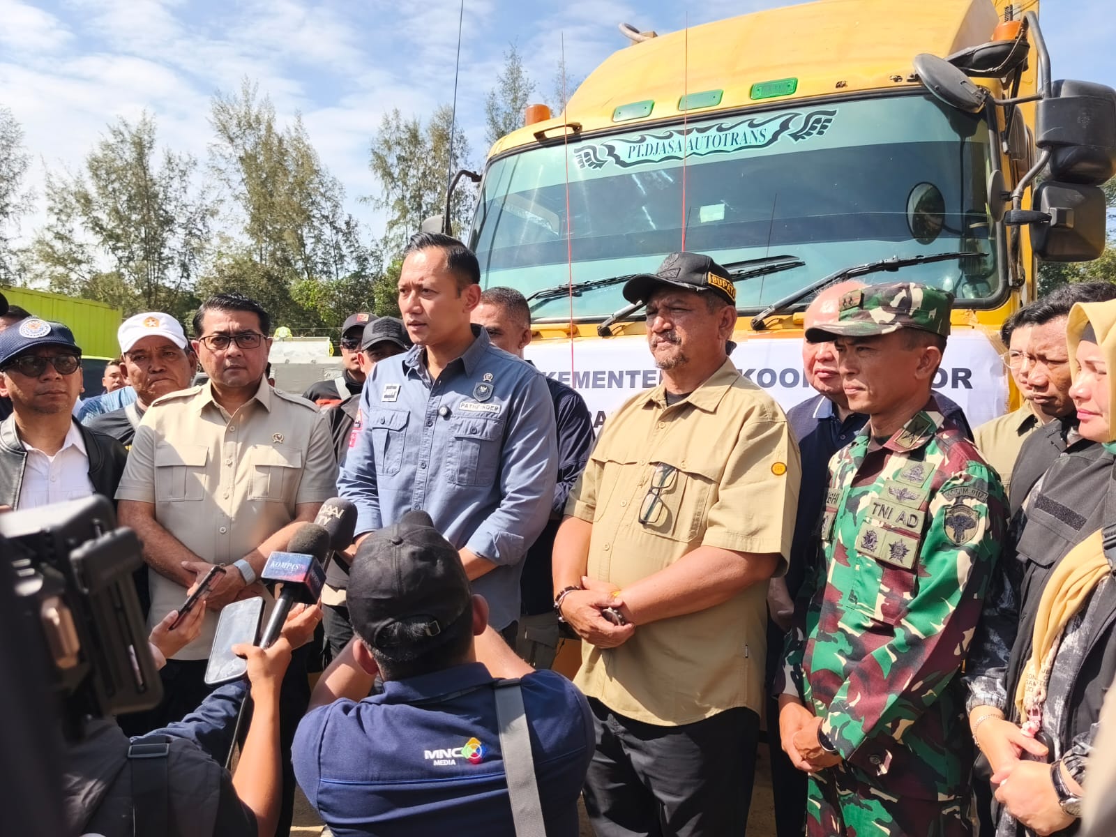 Bupati Aceh Tamiang, Irjen Pol (Purn) Drs. Armia Pahmi MH mengapresiasi janji Menko Infrastruktur dan Kewilayahan, Agus Harimurti Yudhoyono