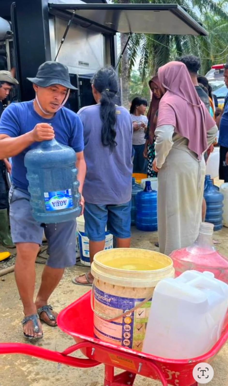 Polri menunjukkan komitmen dan aksi cepat tanggap dalam mengatasi krisis air bersih