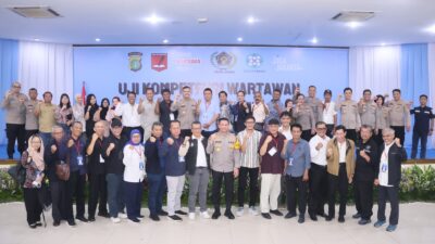 Kegiatan Uji Kompetensi Wartawan (UKW) 2025 yang diselenggarakan Polda Metro Jaya