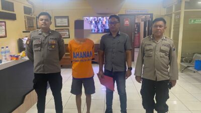 Polres Pelabuhan Tanjung Perak Tangkap Penjual Motor Hasil Begal Gangster