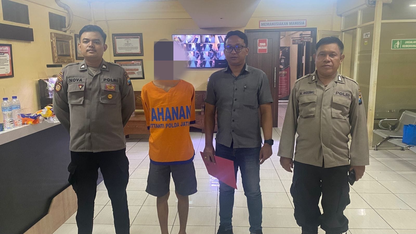 Polres Pelabuhan Tanjung Perak Tangkap Penjual Motor Hasil Begal Gangster