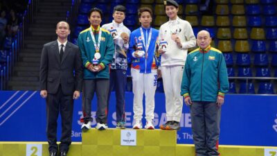 Kepolisian Daerah Sumatera Utara (Polda Sumut), Bripda Aprilia Eka Putri Lumbantungkup, berhasil mengharumkan nama bangsa dan institusi Polri dengan meraih juara ketiga (Medali Perunggu).