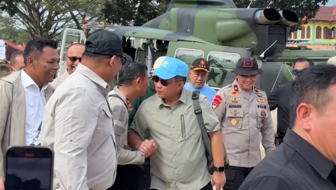 Kapolda Aceh Irjen Pol. Drs. Marzuki Ali Basyah menyambut kunjungan kerja Menteri Dalam Negeri (Mendagri) Republik Indonesia, Tito Karnavian, di Kabupaten Aceh Tamiang