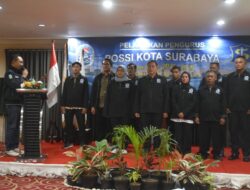 Target Tambah Emas, Pengurus POSSI Surabaya 2025-2029 Resmi Dilantik