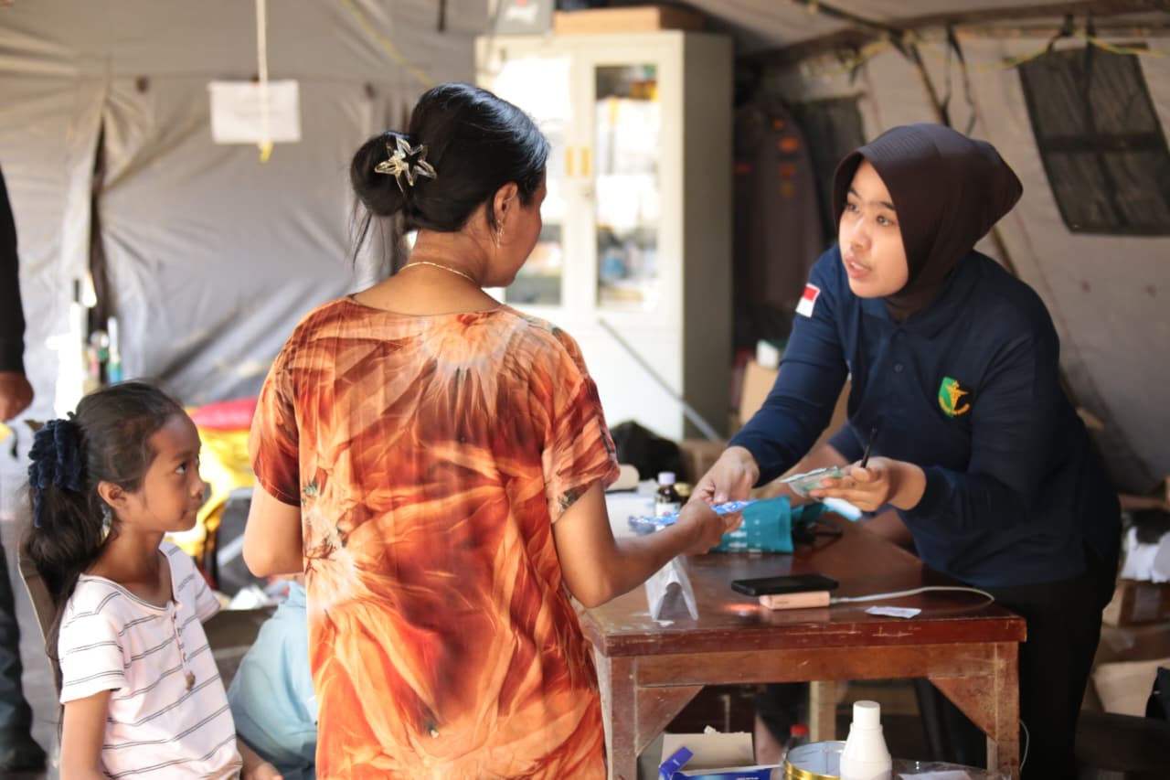 Bidokkes Polda Jawa Barat yang juga melaksanakan BKO di Aceh Tamiang