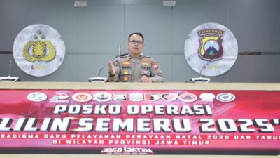 Kasubsatgas Penmas Operasi Lilin Semeru 2025 sekaligus Juru Bicara Operasi, Kompol Gandi Darma Yudanto