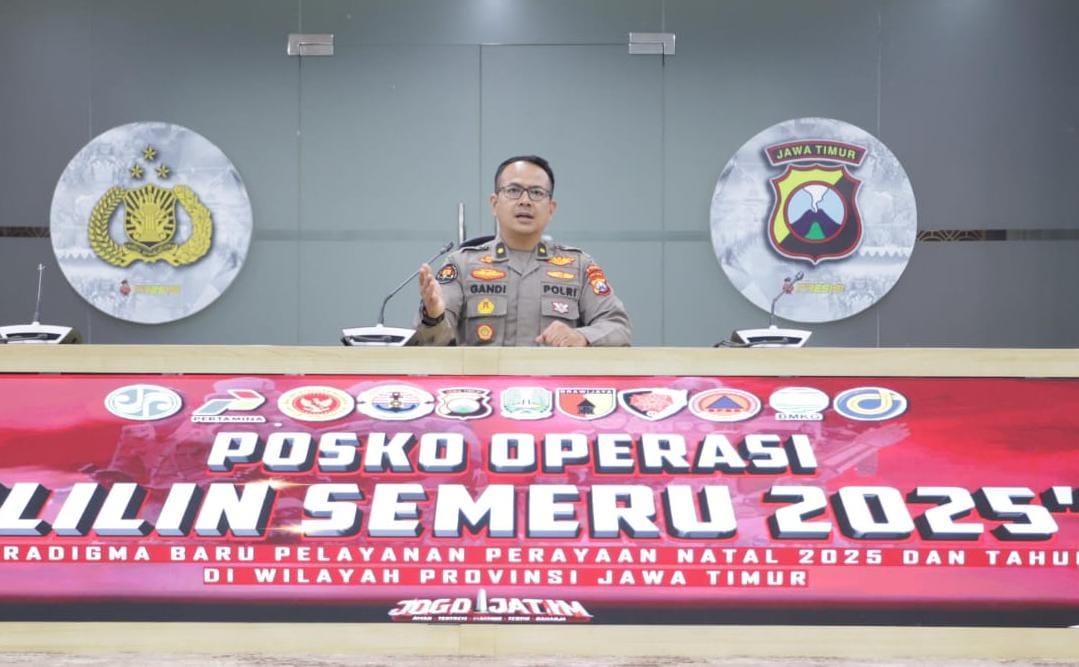 Kasubsatgas Penmas Operasi Lilin Semeru 2025 sekaligus Juru Bicara Operasi, Kompol Gandi Darma Yudanto