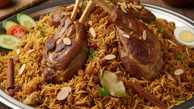 Nasi Kebuli Istimewa di Quds Royal Hotel Surabaya