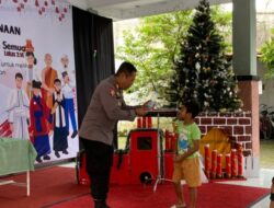 Polres Jember Berbagi Kasih ke Panti Asuhan Sambut Perayaan Natal