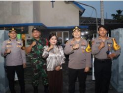 Kapolres Pelabuhan Tanjung Perak Pimpin Langsung Pengecekan Pengamanan Gereja di Tanjung Perak