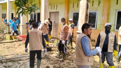 Seluruh relawan yang ditugaskan akan disebar di 35 sekolah.