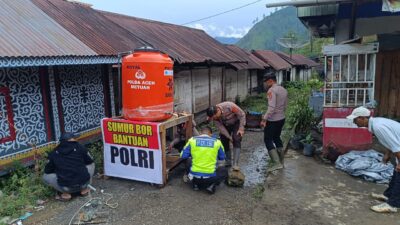 Polda Aceh berhasil membangun sebanyak 206 sumur bor yang tersebar di 18 wilayah terdampak bencana banjir dan longsor di Provinsi Aceh