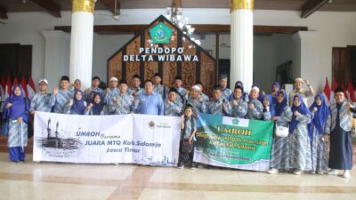 Tujuh Orang Juara MTQ Jawa Timur asal Sidoarjo Dapat Bonus Umroh dari Pemkab Sidoarjo