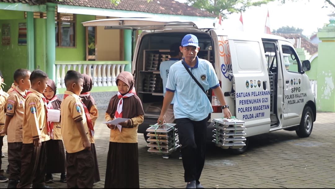 Memasuki awal tahun 2026, Polres Magetan Polda Jatim kembali menunjukkan komitmennya dalam mendukung pemenuhan gizi masyarakat melalui Program Makan Bergizi Gratis (MBG).