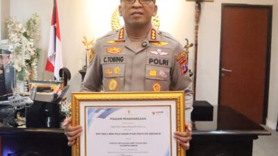 Kapolresta Sidoarjo Kombes. Pol. Christian Tobing