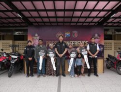 Gratis, Polres Kediri Kota Temukan dan Kembalikan Motor Hilang kepada Pemiliknya