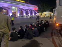Polrestabes Surabaya Amankan 18 Pemuda Diduga Terlibat Bentrok Antar Perguruan Silat di Kedungdoro