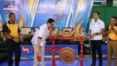 Ketua Umum Pengprov PBVSI yang dibacakan Kombes Pol Jules Abraham Abast