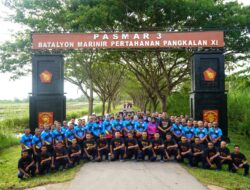 Jalin Kebersamaan, KODAERAL XI Gelar Olahraga Bersama di Yonmarhanlan