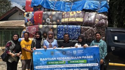 Wakil Bupati Aceh Tamiang, Ismail SE.I menyambut kunjungan kerja Komite IV DPD RI Sinta Rosma Yenti M.A, bersama Darwati A. Gani