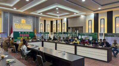 Mewakili Bupati Aceh Tamiang, Kepala Pelaksana Badan Penanggulangan Bencana Daerah (BPBD) Aceh Tamiang, Iman Suhery