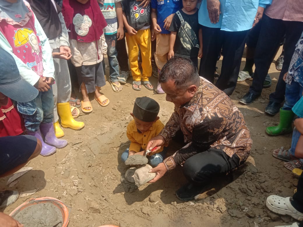 Wakil Bupati Aceh Tamiang Ismail SE.I bersama Yayasan Cakra Abhipraya