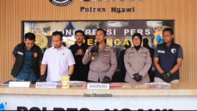 Kapolres Ngawi AKBP Prayoga Angga Widyatama melalui Wakapolres Ngawi Kompol Rizki Santoso