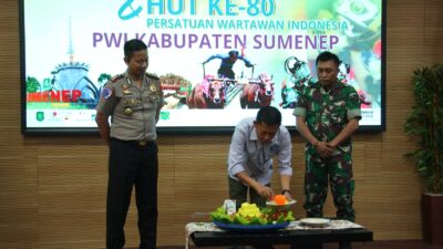 Kapolres Sumenep, AKBP Anang Hardiyanto,S.I.K menghadiri kegiatan Persatuan Wartawan Indonesia (PWI) Kabupaten Sumenep dalam rangka Resepsi Hari Pers Nasional (HPN) 2026