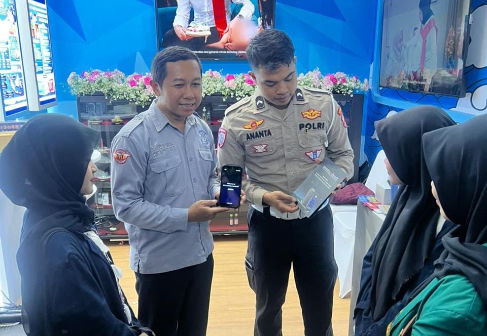 Korps Lalu Lintas (Korlantas) Polri turut berpartisipasi dalam Pameran Kampung Hukum