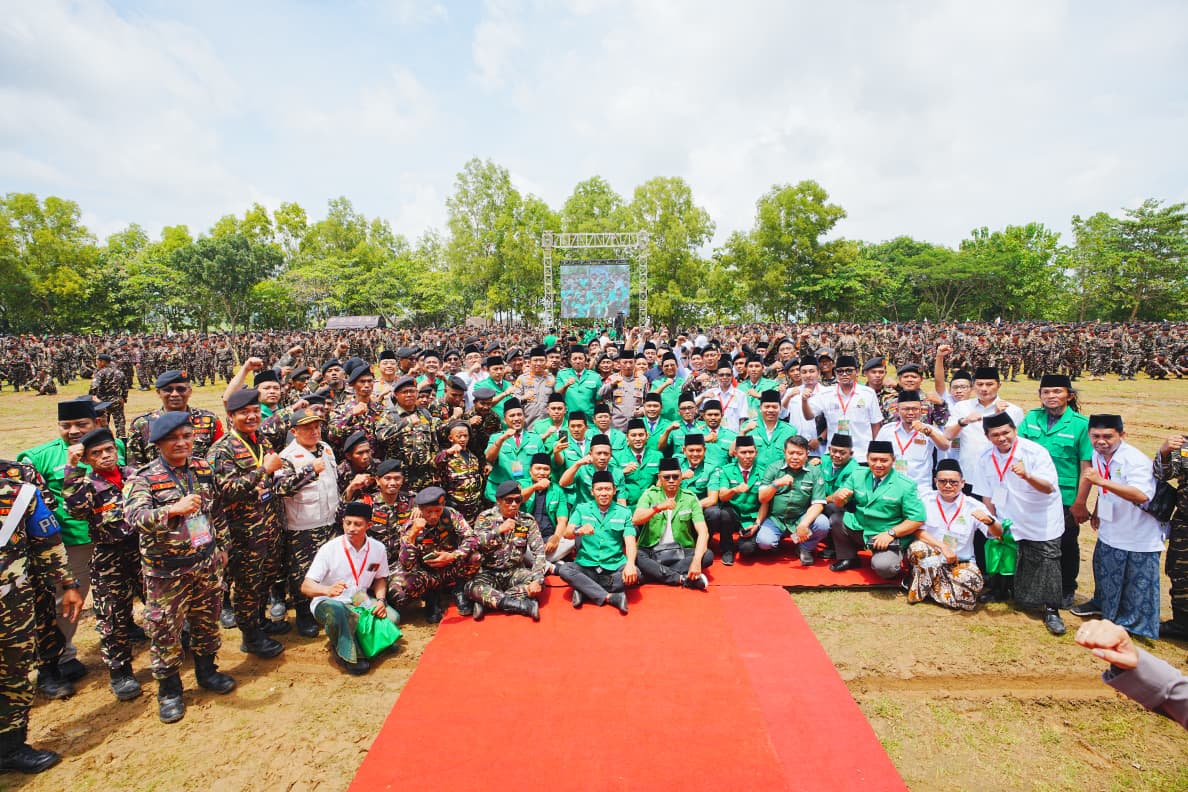 Kapolri Jenderal Listyo Sigit Prabowo memberikan pengarahan dan pembekalan sekaligus membuka latihan instruktur dan kursus pelatih II GP Ansor