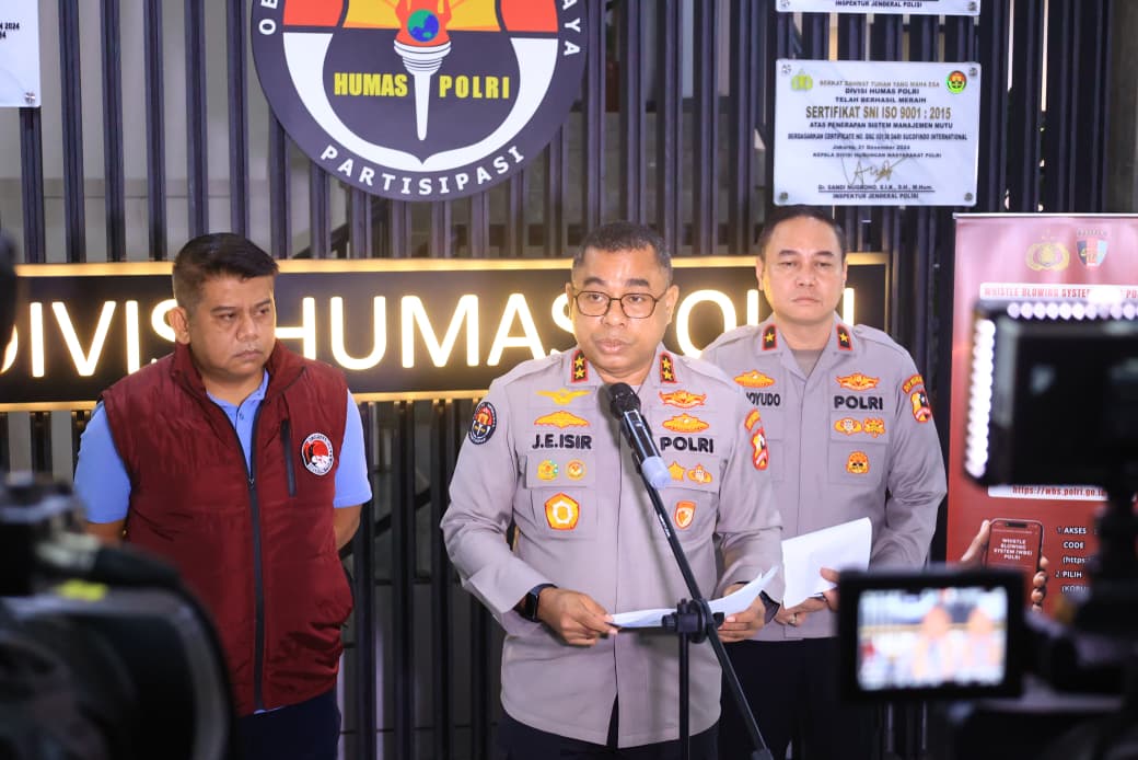 Kepala Divisi Humas Polri, Irjen Pol Johnny Eddizon Isir