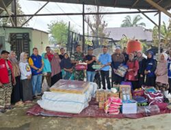 Penyaluran Bantuan Masa Panik Pemko Langsa kepada Korban Kebakaran di Gampong Blang