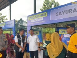 Polres Ngawi Bersama Pemkab Beri Pendampingan Operasi Pasar Murah