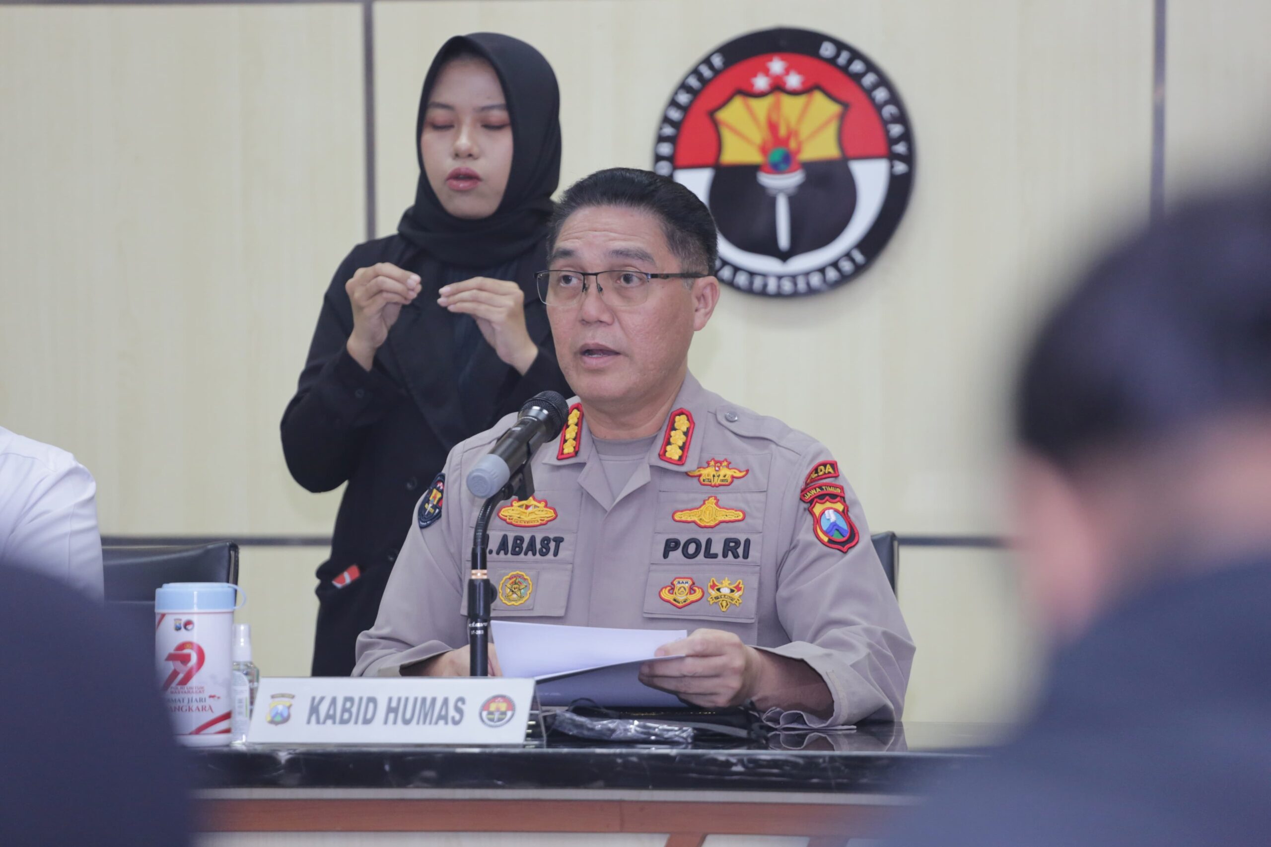 Kabidhumas Polda Jatim, Kombes Pol Jules Abraham Abast
