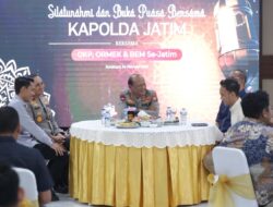 Kapolda Jatim Silaturahmi dan Buka Puasa Bersama OKP, ORMEK dan BEM Se-Jawa Timur