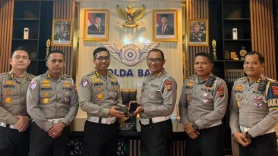 Korlantas Polri memperluas implementasi penegakan hukum lalu lintas berbasis elektronik Electronic Traffic Law Enforcement (ETLE) Mobile di wilayah Polda Bali