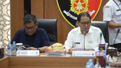 Satuan Tugas Sapu Bersih (Saber) Pelanggaran Harga, Keamanan dan Mutu Pangan Polda Jawa Timur (Jatim) menggelar Rapat Koordinasi (Rakor) dan Penandatanganan Komitmen
