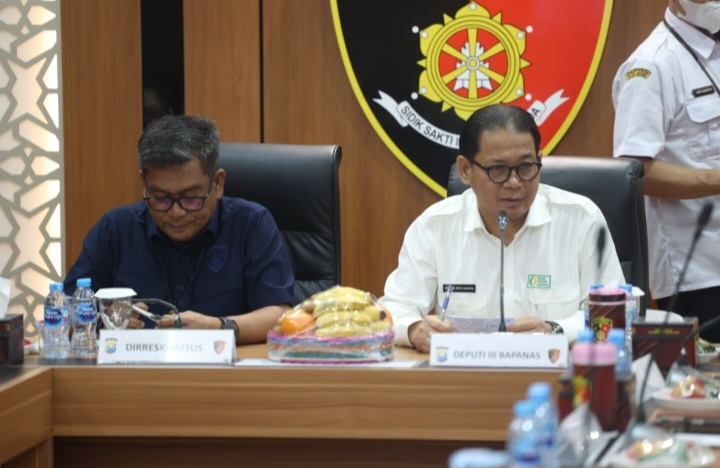 Satuan Tugas Sapu Bersih (Saber) Pelanggaran Harga, Keamanan dan Mutu Pangan Polda Jawa Timur (Jatim) menggelar Rapat Koordinasi (Rakor) dan Penandatanganan Komitmen
