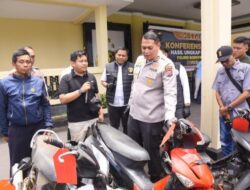 Polres Bondowoso Bekuk 3 Tersangka Curanmor 11 Unit Motor