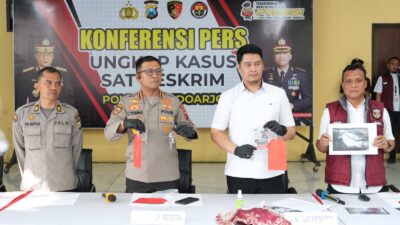 Kapolresta Sidoarjo Kombes. Pol. Christian Tobing