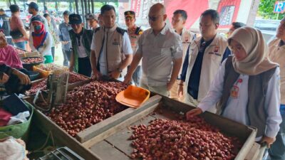 Saber Pelanggaran Harga, Keamanan dan Mutu Pangan melakukan pemantauan langsung terhadap pasokan dan harga pangan