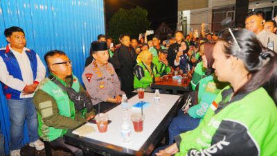 Kapolri Jenderal Listyo Sigit Prabowo sempat melakukan interaksi dan menyerap aspirasi dari elemen ojek online (ojol)
