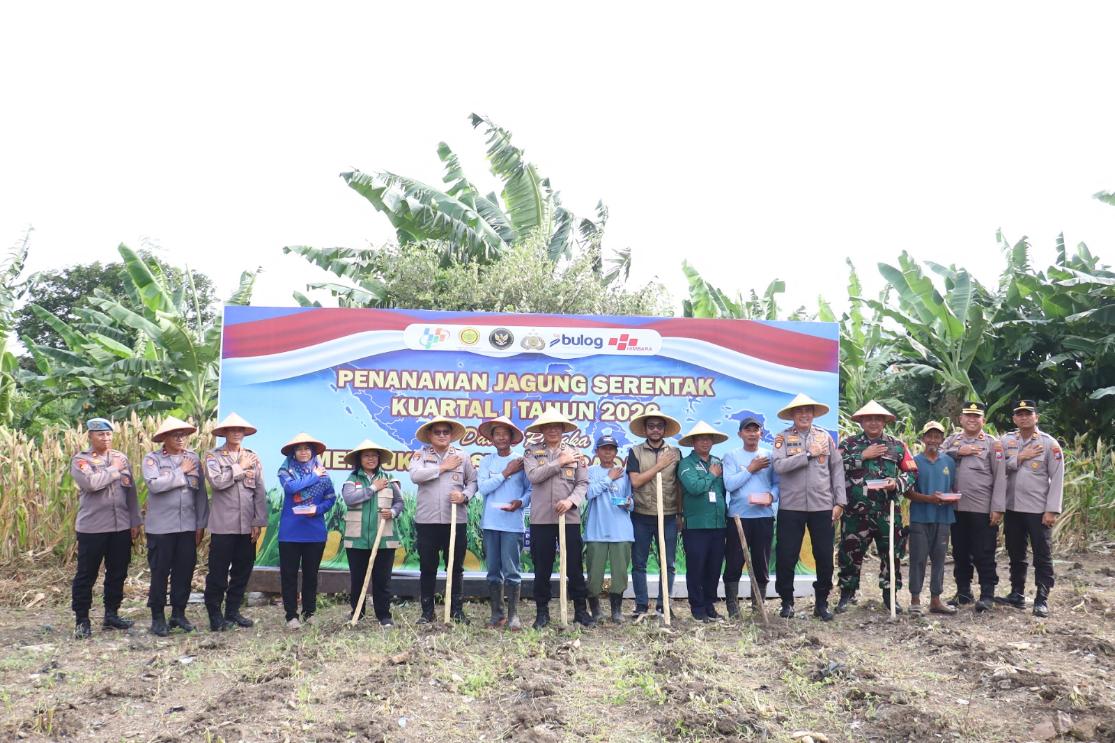 Polres Pelabuhan Tanjung Perak kembali menegaskan komitmennya dalam mengawal program strategis nasional. “Penanaman Jagung Serentak Kuartal I Tahun 2026”