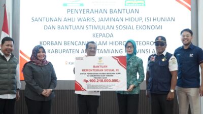 Wabup Aceh Tamiang: Negara Selalu Hadir untuk Masyarakat, Bantuan Korban Bencana