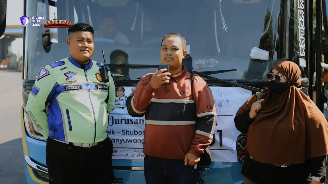 Terlambat 45 menit dari jadwal keberangkatan, keduanya hanya bisa pasrah hingga aksi cepat Satlantas Polres Gresik Polda Jatim mengubah segalanya lewat kejaran dramatis hingga Tol Tandes.